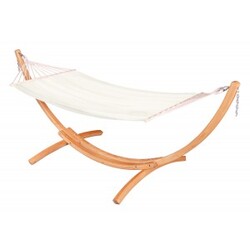 CHILLOUNGE® Beach - Single Spreader Bar Hammock with FSC certified Larch Stand - Hængekøje